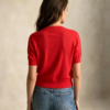 Custom Women's Wool Button-Up Cardigan - Style 89D7A6 - view 2 Custom Women's Wool Button-Up Cardigan - Style 89D7A6 - view 2