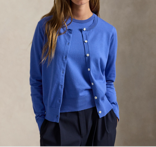 Custom Women's Wool Button-Up Cardigan - Style 4F449D - view 2 Custom Women's Wool Button-Up Cardigan - Style 4F449D - view 2