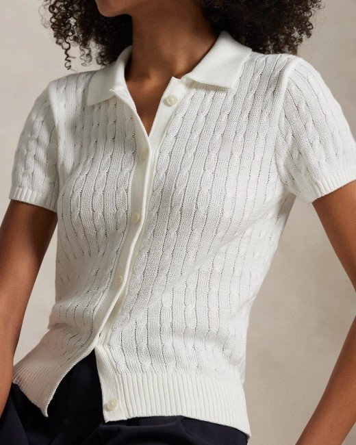 Custom Women's Cable-Knit Cardigan