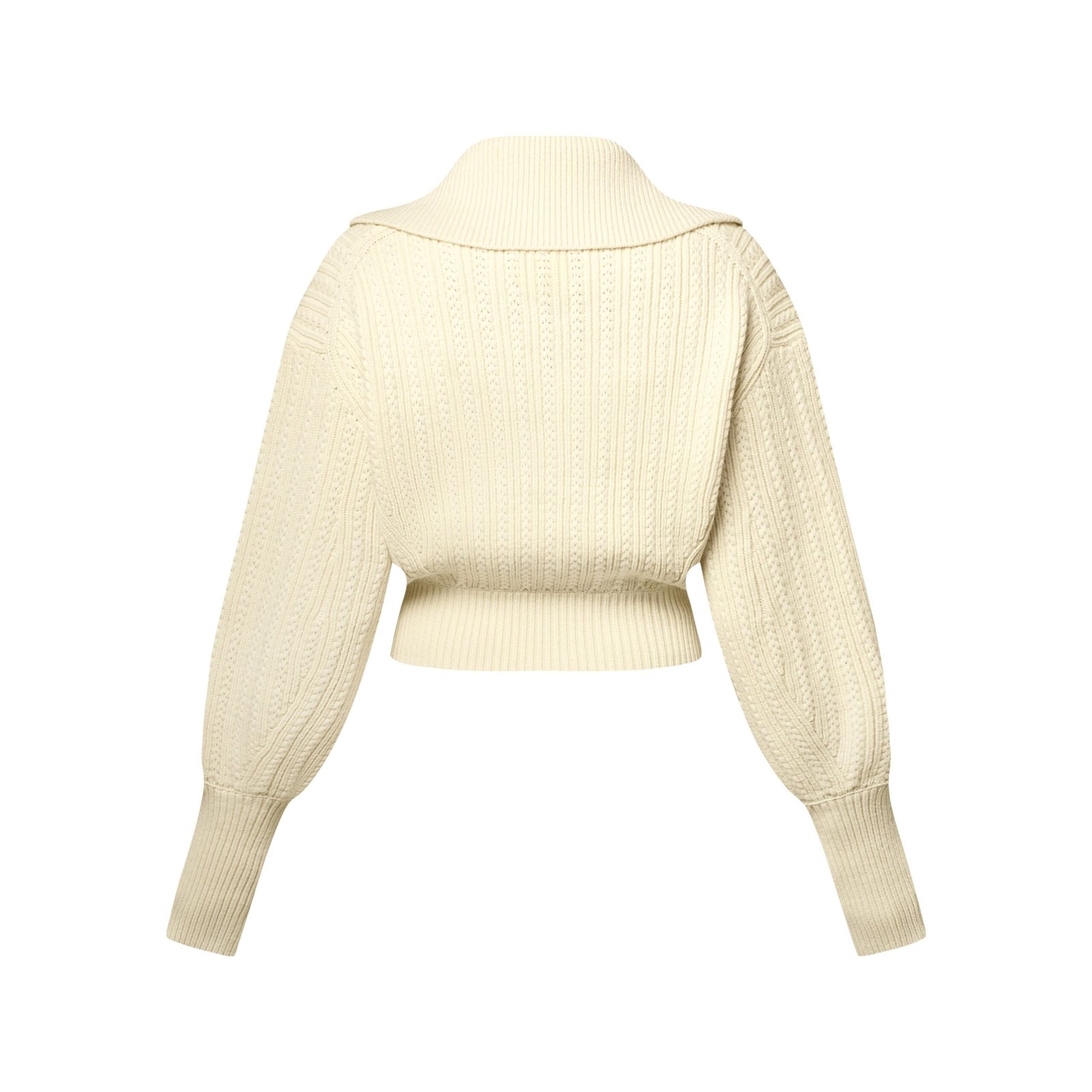 Custom Women's Cable-Knit Oversized Cardigan