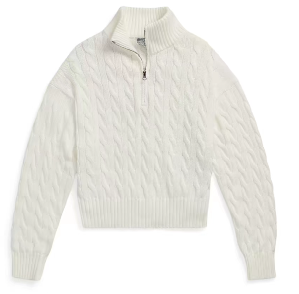 Custom Women's Cashmere Cable-Knit Sweater - view 5