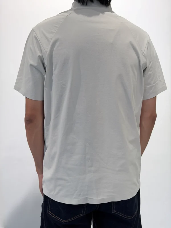 Custom Men's Cotton Blend Grey Polo Shirt - view 2