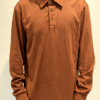 Custom Men's Cotton Embroidered Rust Polo Shirt Custom Men's Cotton Embroidered Rust Polo Shirt