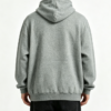 Custom Men's Premium Cotton Embroidered Regular Pullover Hoodie Heather Grey - view 2