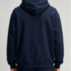 Custom Men's Premium Cotton Graphic Regular Pullover Hoodie Navy - view 2