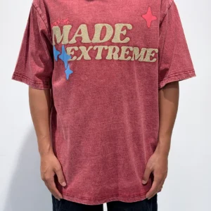 Custom Men's Cotton Heavyweight Oversized Rust T-Shirt