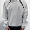 Custom Men's Cotton Heather Grey Pullover Custom Men's Cotton Heather Grey Pullover