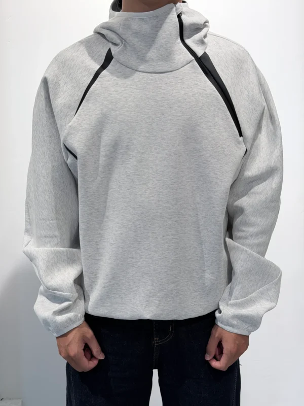 Custom Men's Cotton Heather Grey Pullover Custom Men's Cotton Heather Grey Pullover