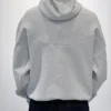 Custom Men's Cotton Heather Grey Pullover - view 2 Custom Men's Cotton Heather Grey Pullover - view 2