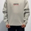 Custom Men's Cotton Oversized Grey Pullover Custom Men's Cotton Oversized Grey Pullover