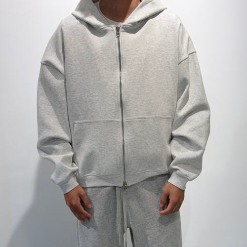 Custom Men's Cotton Heather Grey Sweatshirt