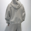 Custom Men's Cotton Heather Grey Sweatshirt - view 2 Custom Men's Cotton Heather Grey Sweatshirt - view 2