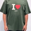 Custom Men's Cotton Forest Green T-Shirt