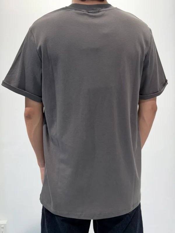 Custom Men's Cotton Heather Grey T-Shirt - view 2