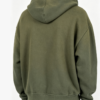 Custom Men's Premium Cotton Distressed Regular Zip-Up Hoodie Forest Green - view 2 Custom Men's Premium Cotton Distressed Regular Zip-Up Hoodie Forest Green - view 2