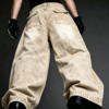 Custom Men's 14oz Denim Distressed Baggy Jeans Sand Wash - view 2 Custom Men's 14oz Denim Distressed Baggy Jeans Sand Wash - view 2