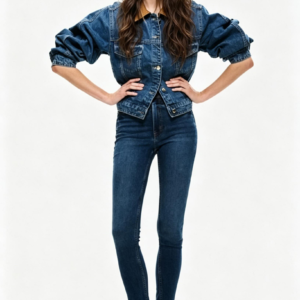 Custom Women's Stone Washed Relaxed Denim Set