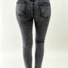 Custom Women's Selvedge Denim Stone Washed Slim Jeans Charcoal - view 2 Custom Women's Selvedge Denim Stone Washed Slim Jeans Charcoal - view 2