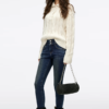 Custom Women's Denim Distressed Slim-Fit Jeans Custom Women's Denim Distressed Slim-Fit Jeans