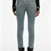Custom Women's Organic Cotton Distressed Slim-Fit Jeans - view 2
