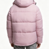 Custom Men's Down Filled Matte Oversized Puffer Puffer Jacket Dusty Pink - view 2