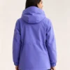 Custom Women's Down Filled Purple Puffer Jacket - view 2 Custom Women's Down Filled Purple Puffer Jacket - view 2