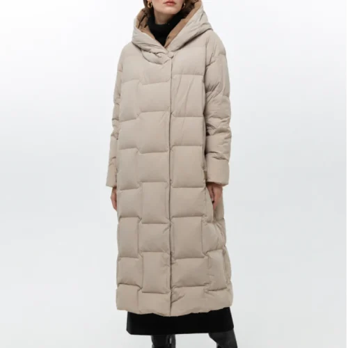 Custom Women's Down Filled Quilted Oversized Puffer Jacket - Style 6076BD Custom Women's Down Filled Quilted Oversized Puffer Jacket - Style 6076BD