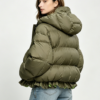 Custom Women's Down Cropped Puffer Jacket - view 2 Custom Women's Down Cropped Puffer Jacket - view 2