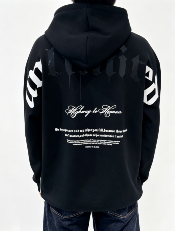 Custom Men's Embroidered Red Hoodie - Style D497AA - view 2