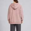 Custom Women's 400 GSM French Terry Embroidered Oversized Pullover Hoodie Dusty Pink - view 2 Custom Women's 400 GSM French Terry Embroidered Oversized Pullover Hoodie Dusty Pink - view 2