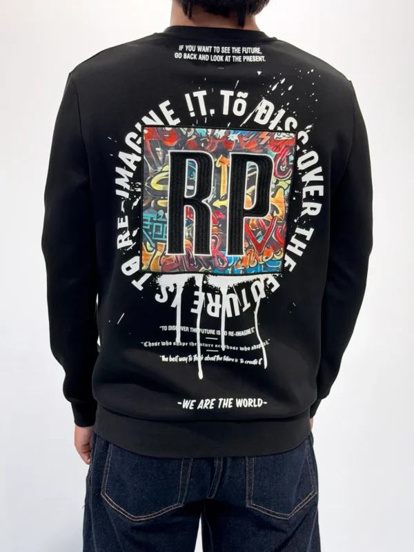 Custom Men's Embroidered Red Pullover - view 2