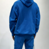 Custom Men's Fleece Heavyweight Blue Hoodie - view 2