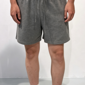 Custom Men's Fleece Heather Grey Shorts