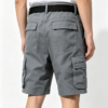 Custom Men's Fleece Grey Shorts - view 2