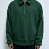 Custom Men's Fleece Forest Green Sweatshirt Custom Men's Fleece Forest Green Sweatshirt