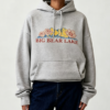 Custom Women's 400 GSM French Terry Graphic Oversized Pullover Hoodie Heather Grey Custom Women's 400 GSM French Terry Graphic Oversized Pullover Hoodie Heather Grey