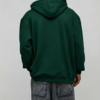 Custom Men's 500 GSM Heavyweight Puff Print Oversized Pullover Hoodie Forest Green - view 2 Custom Men's 500 GSM Heavyweight Puff Print Oversized Pullover Hoodie Forest Green - view 2