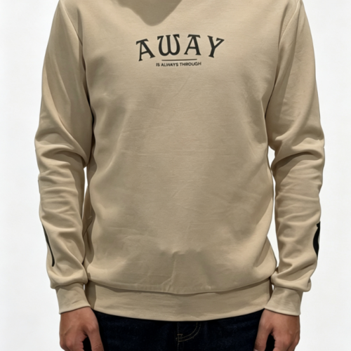 Custom Men's Hooded Khaki Pullover Custom Men's Hooded Khaki Pullover