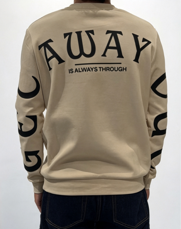 Custom Men's Hooded Khaki Pullover - view 2 Custom Men's Hooded Khaki Pullover - view 2