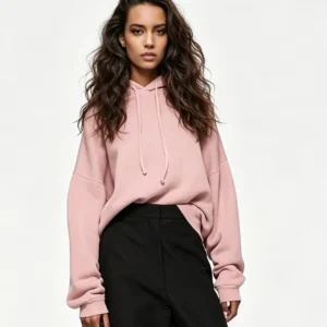 Custom Women's Hooded Relaxed Sweatshirt - Style E7812E