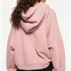 Custom Women's Hooded Relaxed Sweatshirt - Style E7812E - view 2 Custom Women's Hooded Relaxed Sweatshirt - Style E7812E - view 2