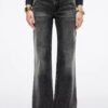 Custom Women's Denim Slim-Fit Red Jeans - Style 5E5EFB Custom Women's Denim Slim-Fit Red Jeans - Style 5E5EFB