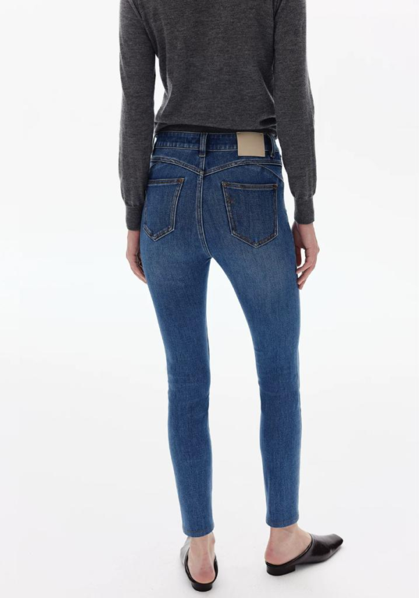 Custom Women's Organic Cotton Slim-Fit Jeans - Style 957AAD