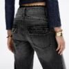 Custom Women's Denim Slim-Fit Red Jeans - Style 5E5EFB - view 2 Custom Women's Denim Slim-Fit Red Jeans - Style 5E5EFB - view 2