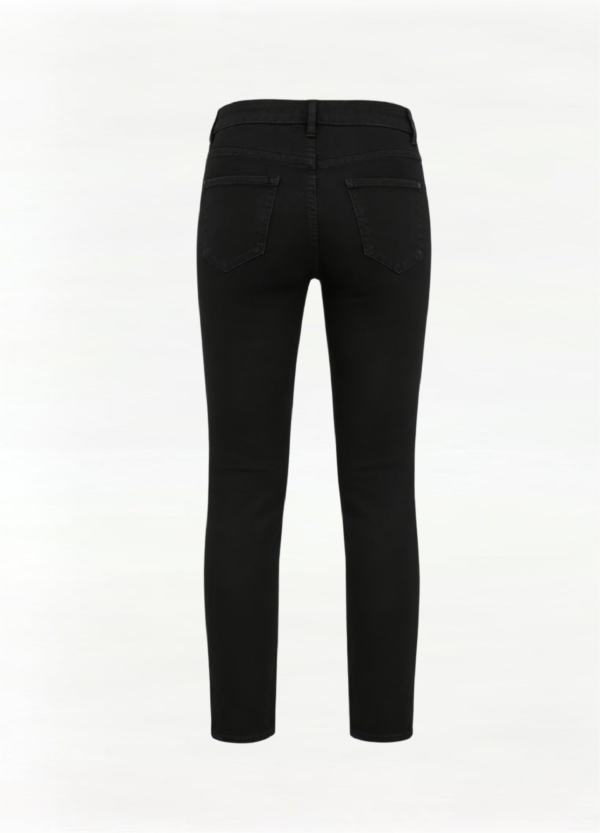 Custom Women's Denim Slim-Fit Black Jeans - view 3