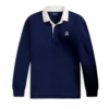 Custom Unisex Organic Cotton Collared Polo Shirt - view 3 Custom Unisex Organic Cotton Collared Red Polo Shirt - view 3