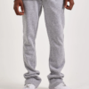 Custom Men's Organic Cotton Heather Grey Sweatpants