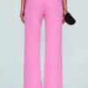 Custom Women's Organic Cotton Flared Sweatpants - view 3 Custom Women's Organic Cotton Flared Red Sweatpants - view 3