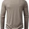 Custom Men's Organic Cotton Khaki T-Shirt - view 2 Custom Men's Organic Cotton Khaki T-Shirt - view 2
