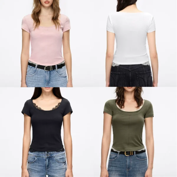 Custom Women's Organic Cotton Slim-Fit T-Shirt - view 2
